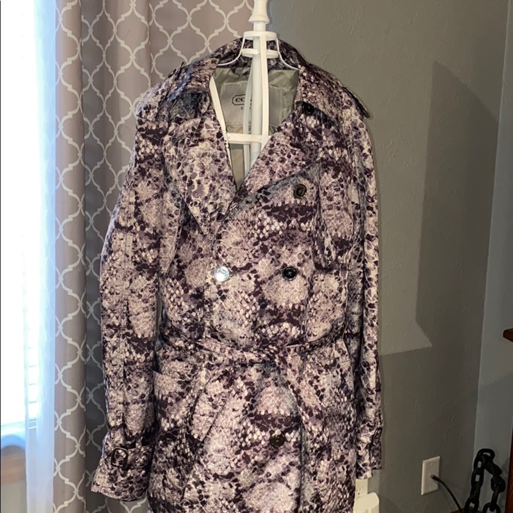 Authentic Coach Python grey rain coat - Picture 4 of 8